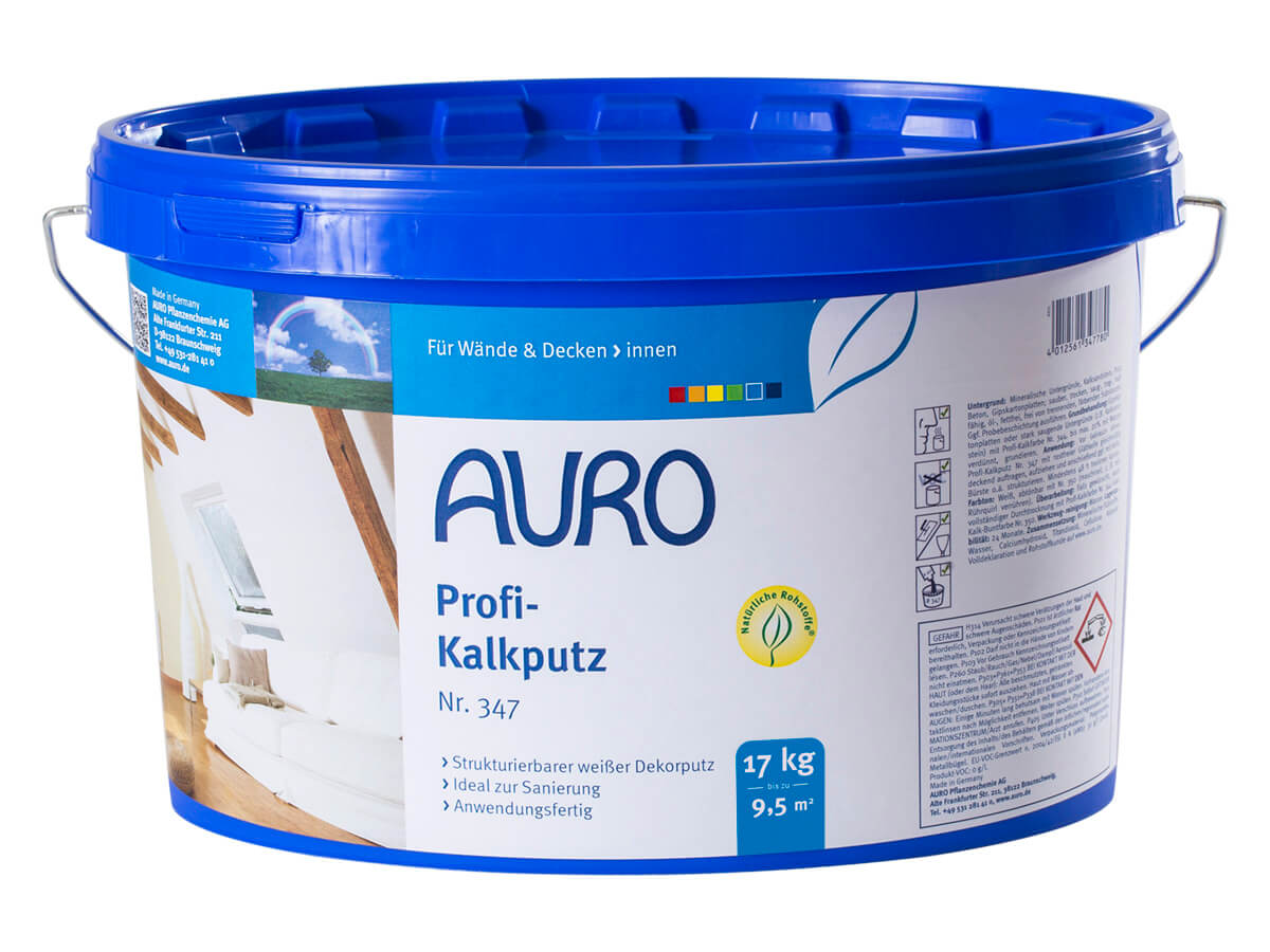 AURO Profi Kalkputz ökologischer Kalkputz Naturfarben