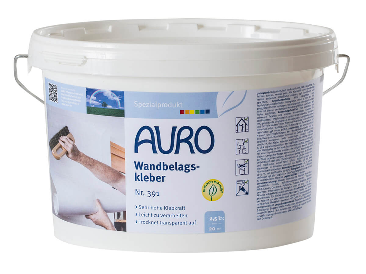 AURO Wandbelagskleber Nr. 391 Naturfarben