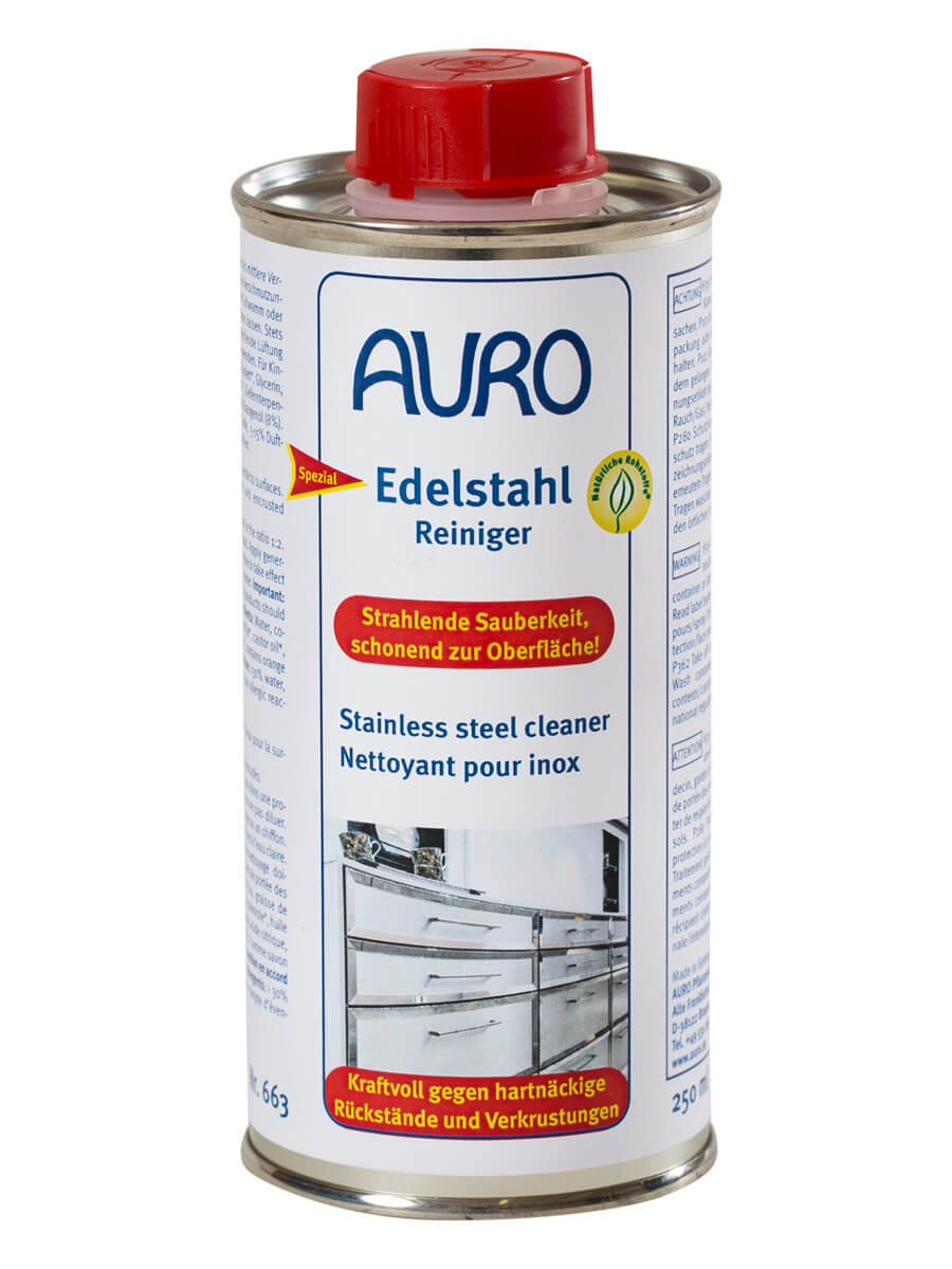 AURO Edelstahl Reiniger ökologisches Reinigungsmittel AURO Edelstahl Reiniger ökologisches Reinigungsmittel
